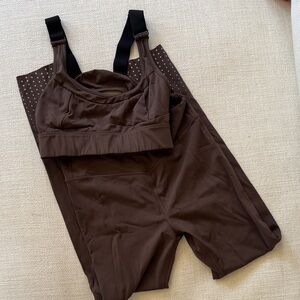 Varley Brown Activewear Set